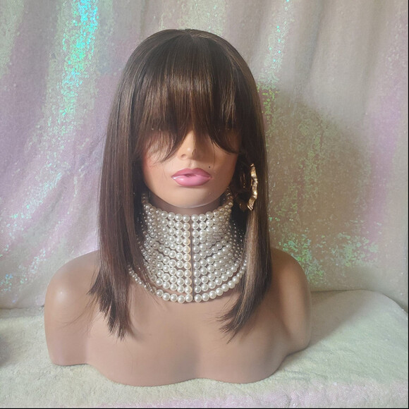 HD transparent lace front bob wig
